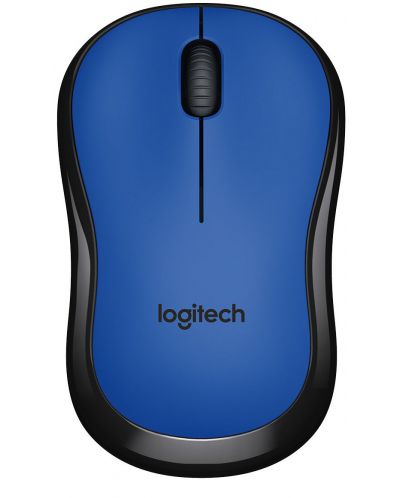 Ποντίκι Logitech - M220 Silent, ασύρματο, μπλε - 1