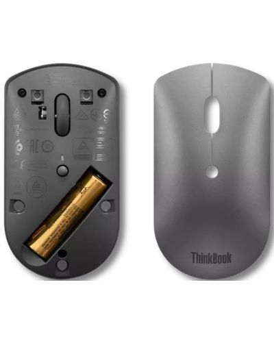 Ποντίκι  Lenovo - ThinkBook Bluetooth, οπτικό, ασύρματο, γκρί - 4
