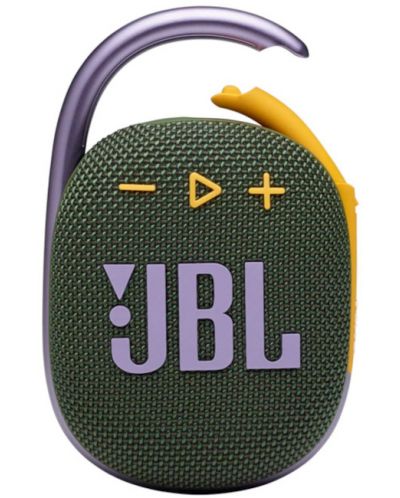 Μίνι ηχείο JBL - CLIP 4, πάσινο/κίτρινο - 1