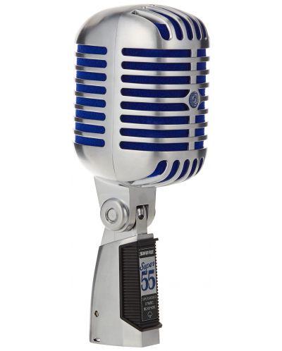 Μικρόφωνο Shure - Super 55 Deluxe, ασημί/μπλε - 5