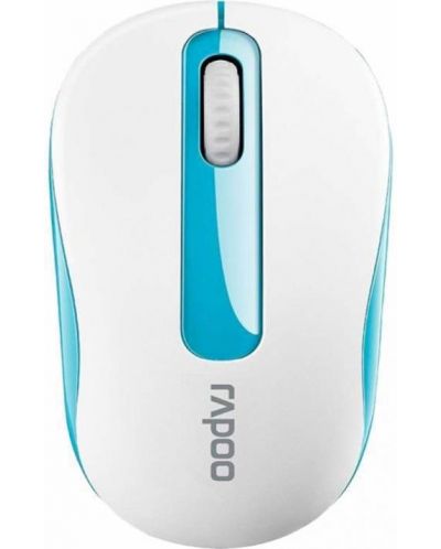 Ποντίκι RAPOO - M10 Plus, οπτικό, ασύρματο, άσπρο/μπλε - 1