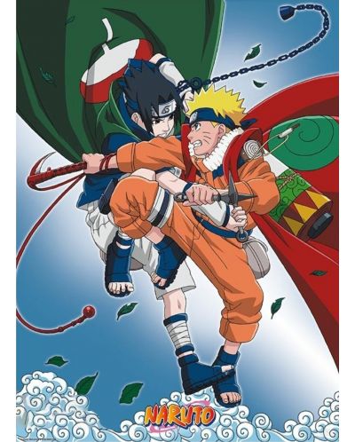 Μίνι αφίσα ABYstyle Animation: Naruto - Naruto vs Sasuke - 1