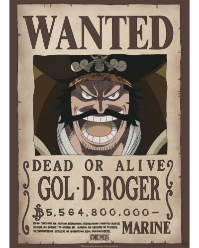 Μίνι αφίσα  GB eye Animation: One Piece - Gol D. Roger Wanted Poster - 1