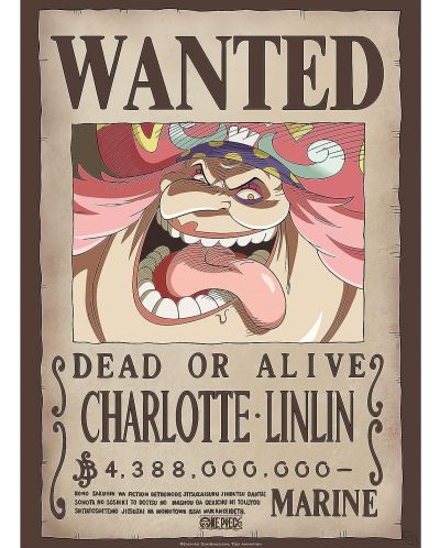 Μίνι αφίσα GB eye Animation: One Piece - Big Mom Wanted Poster (Series 1) - 1