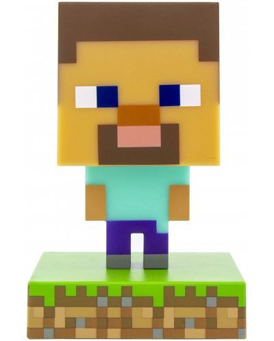 Λάμπα Paladone Games: Minecraft - Steve Icon - 1