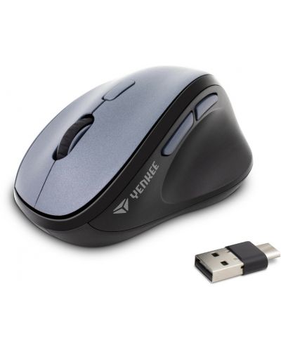 Ποντίκι Yenkee - YMS 5050, οπτικό, ασύρματο, γκρι - 4