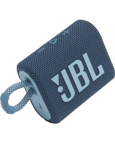Mini ηχείο JBL - Go 3, μπλε - 1