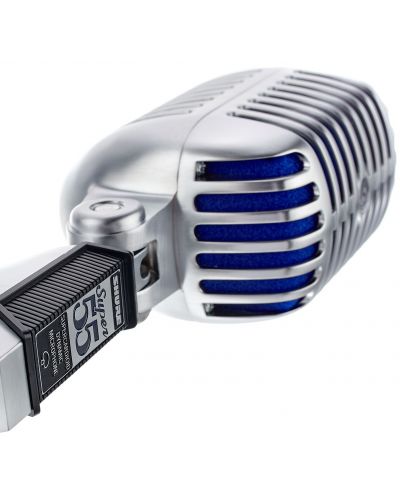 Μικρόφωνο Shure - Super 55 Deluxe, ασημί/μπλε - 8