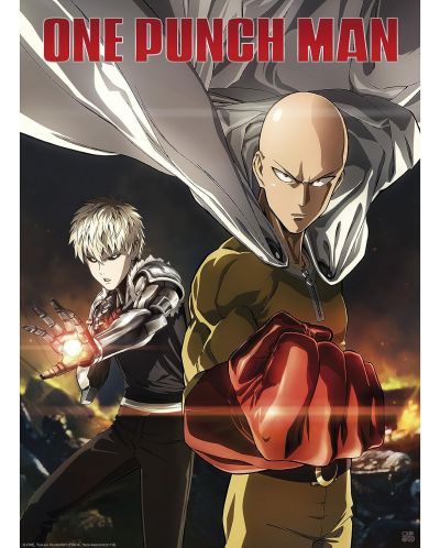  Μίνι αφίσα GB eye Animation: One Punch Man - Saitama & Genos - 1