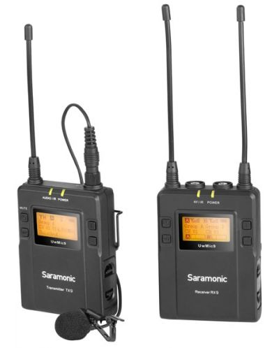 Μικρόφωνο Saramonic -  UwMic9 Kit1 UHF, ασύρματο, μαύρο - 2