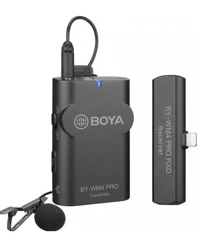 Σύστημα μικροφώνου Boya - BY-WM4 Pro K3, Ασύρματο, Μαύρο - 1