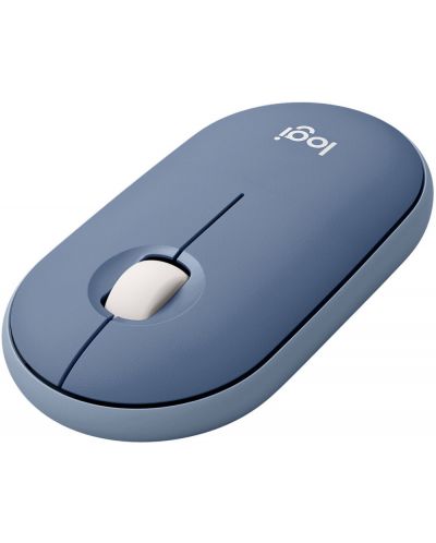 Ποντίκι Logitech - Pebble M350, οπτικό, ασύρματο, Blueberry - 1