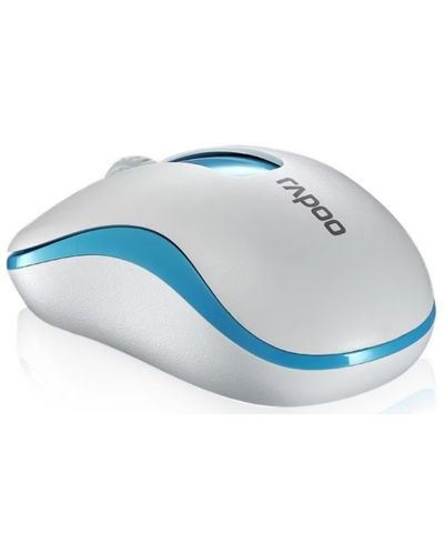 Ποντίκι RAPOO - M10 Plus, οπτικό, ασύρματο, άσπρο/μπλε - 2