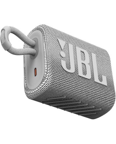 Mini ηχείο JBL - Go 3, λευκό - 2