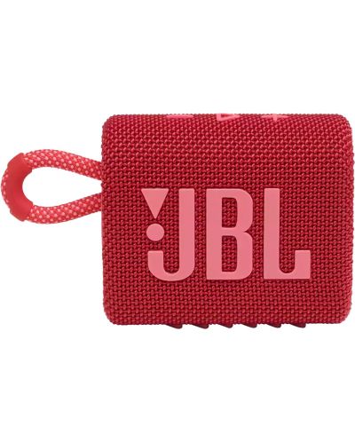 Mini ηχείο JBL - Go 3, κόκκινο - 4