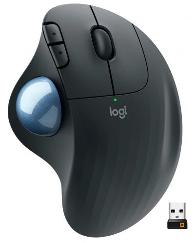 Ποντίκι Logitech - Ergo M575, οπτικό,2000 DPI,ασύρματο,γκρί - 1