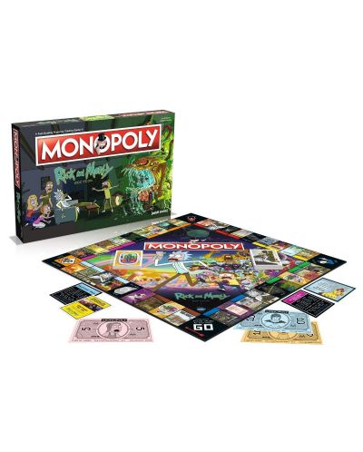 Επιτραπέζιο παιχνίδι Hasbro Monopoly - Rick and Morty Edition - 2