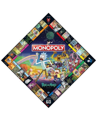 Επιτραπέζιο παιχνίδι Hasbro Monopoly - Rick and Morty Edition - 3