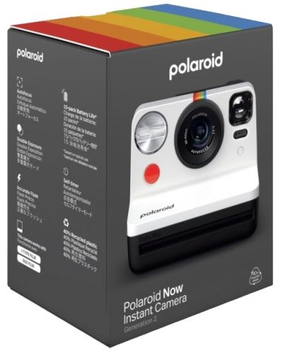 Φωτογραφική μηχανή στιγμής  Polaroid - Now Gen 2, Black & White - 8