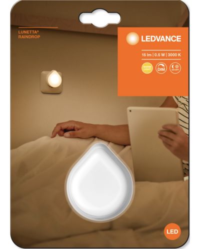 Φορητό φωτιστικό  Ledvance - Lunetta Raindrop sensor, λευκό - 2