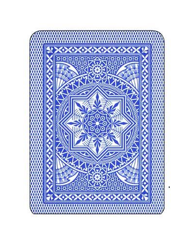 Πλαστικές κάρτες Modiano Jumbo Index - 4 Corner (μπλε) - 7
