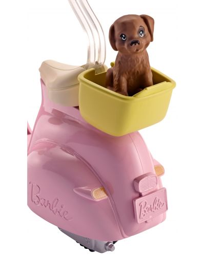 Σετ παιχνιδιού Mattel Barbie - Μηχανή με σκυλάκι  - 3