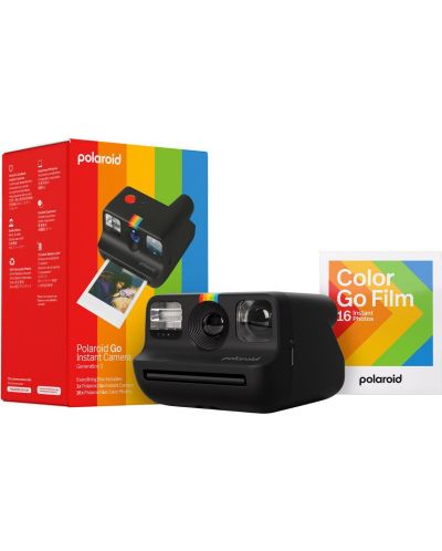 Στιγμιαία φωτογραφική μηχανή Polaroid - Go Gen 2, Everything Box, Black - 1