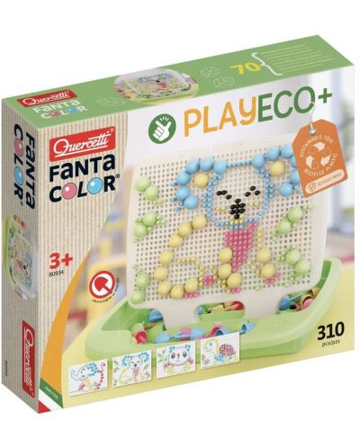 Μωσαϊκό Quercetti Play Eco - Fantacolor, 310 μέρη - 1