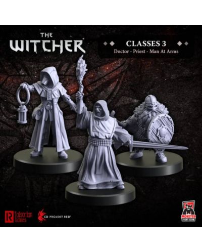 Πρότυπο The Witcher: Miniatures Classes 3 - Doctor, Priest, Man-at-Arms - 2