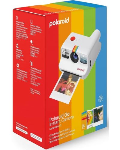 Άμεση φωτογραφική μηχανή και φίλμ Polaroid - Go Gen 2 Everything Box, White - 9