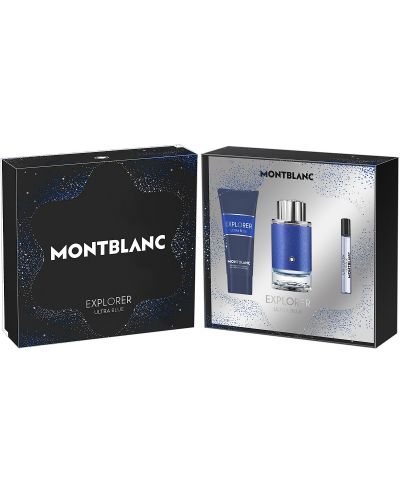 Mont Blanc Explorer Ultra Blue Σετ - Eau de Parfum, 100 και 7.5 ml + Αφρόλουτρο, 100 ml - 3