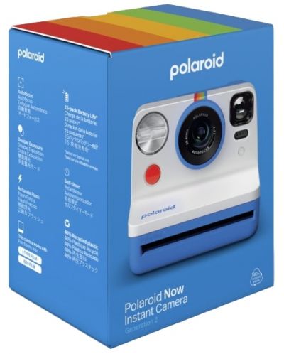 Φωτογραφική μηχανή στιγμής Polaroid - Now Gen 2,μπλε - 9