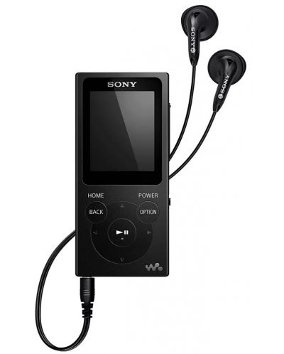 MP4 player Sony - NW-E394 Walkman, μαύρο - 1