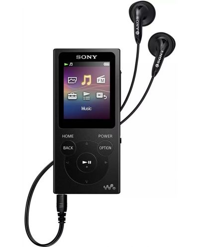MP4 player Sony - NW-E394 Walkman, μαύρο - 2