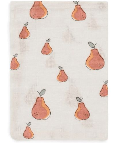 Πετσέτες μουσελίνας Jollein - Pear, 15 x 20 cm, 3 τεμάχια - 3