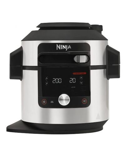 Πολυμάγειρας Ninja - 12 in 1 SmartLid Foodi MAX, 1760 W, 12 προγράμματα, ασημί - 1