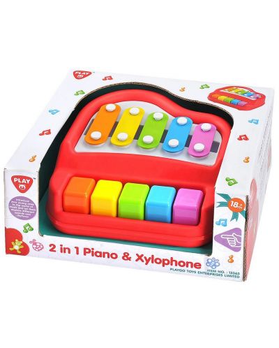 Μουσικό παιχνίδι 2 σε 1 PlayGo - Πιάνο και ξυλόφωνο - 2