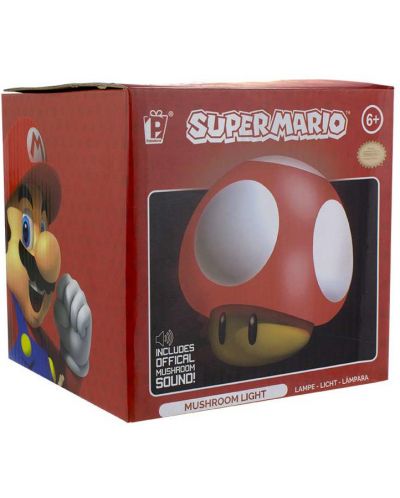 Λάμπα Paladone Games: Super Mario - Red Mushroom - 2