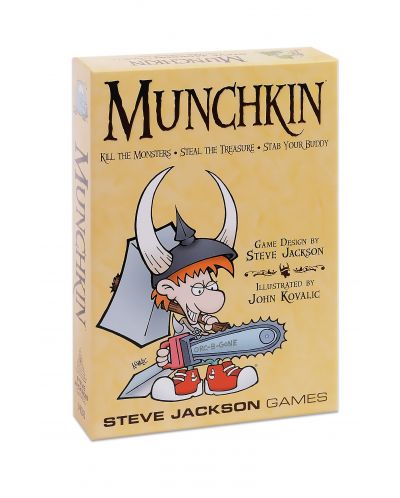 Επιτραπέζιο παιχνίδι Munchkin, με κάρτες - 1