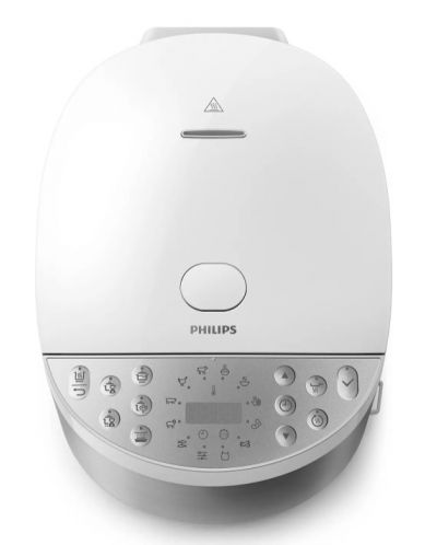 Πολυμάγειρας Philips - All in One, 1300W,60 προγράμματα, λευκό - 2