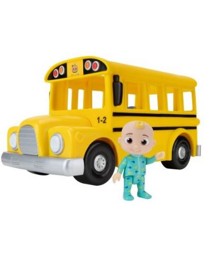 Μουσικό παιχνίδι Cocomelon - Σχολικό λεωφορείο, με φιγούρα JJ - 3