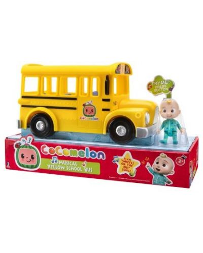 Μουσικό παιχνίδι Cocomelon - Σχολικό λεωφορείο, με φιγούρα JJ - 5