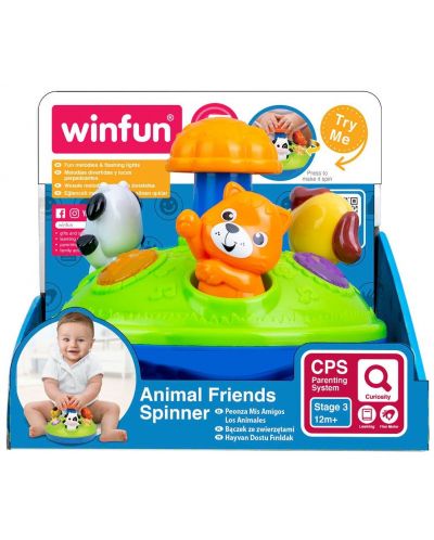 Μουσική σβούρα WinFun -Ζώα - 3