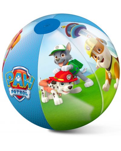 Φουσκωτή μπάλα Mondo - Paw Patrol, 50 εκ - 2