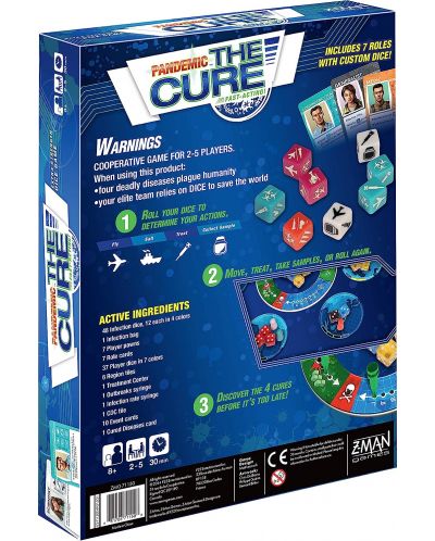 Επιτραπέζιο παιχνίδι Pandemic: The Cure - Συνεταιρισμός - 2