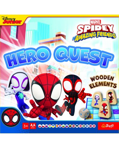 Επιτραπέζιο παιχνίδι Trefl Super Hero Quest: Spidey and His Amazing Friends - Παιδικό - 1