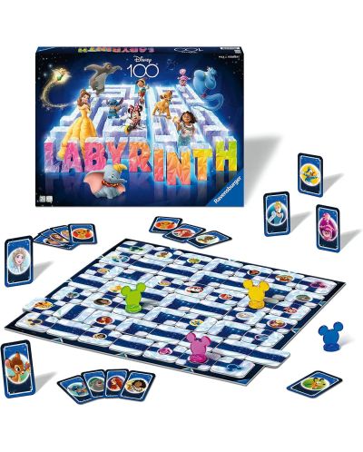 Επιτραπέζιο παιχνίδι  Disney Labyrinth 100th Anniversary - παιδικό  - 3