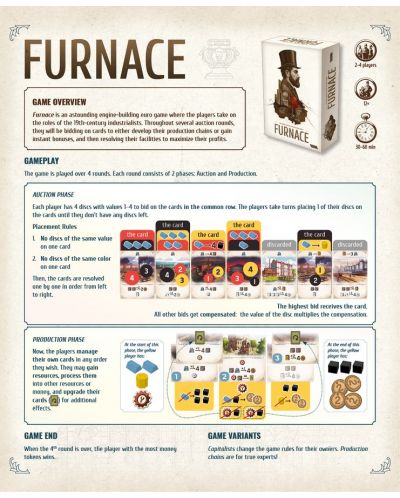 Επιτραπέζιο παιχνίδι Furnace - οικογενειακό  - 2
