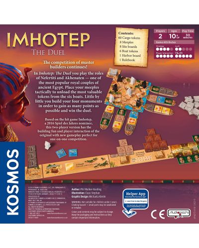Επιτραπέζιο παιχνίδι για δύο Imhotep: The Duel - οικογενειακό - 3