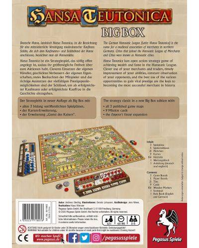 Επιτραπέζιο παιχνίδι Hansa Teutonica Big Box - στρατηγικό - 3